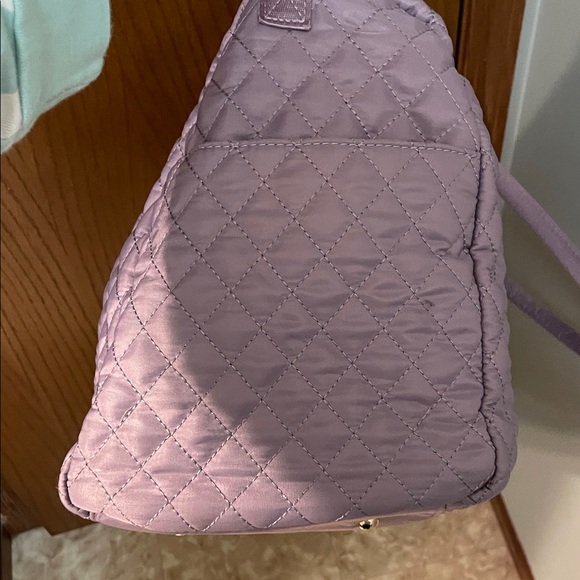LOVEVOOK UEC Lavender Quilted Travel Bag Purple Duffel Overnight - Picture 7 of 11